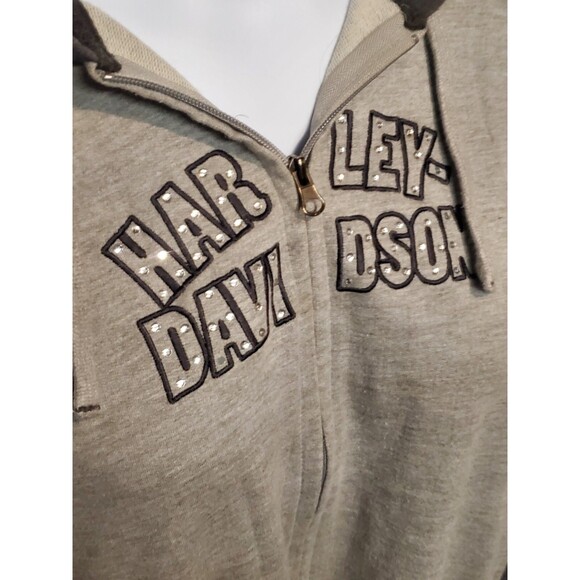 Harley Davidson Short Sleeve Zip-up Jacket - Women's 1X - RH#1 - Picture 6 of 7